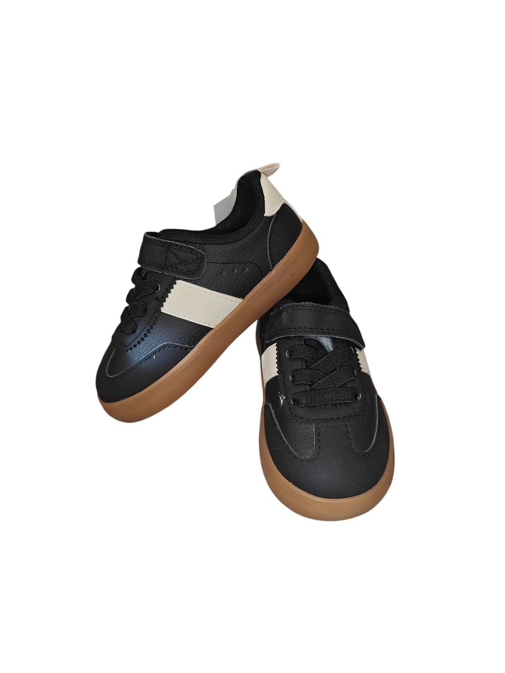 H&M Kids Black/Cream Sneakers size 6c